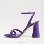 נשים הַנעָלָה Sam Edelman סנדל עקב קיה בלוק סחלב מלכותי 4XL22X119 - Image 4