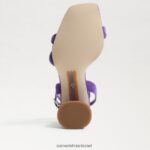 נשים הַנעָלָה Sam Edelman סנדל עקב קיה בלוק סחלב מלכותי 4XL22X119 - Image 6