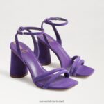 נשים הַנעָלָה Sam Edelman סנדל עקב קיה בלוק סחלב מלכותי 4XL22X119