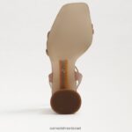 נשים הַנעָלָה Sam Edelman סנדל עקב קיה בלוק פטנט סומק רוזה 4XL22X115 - Image 6