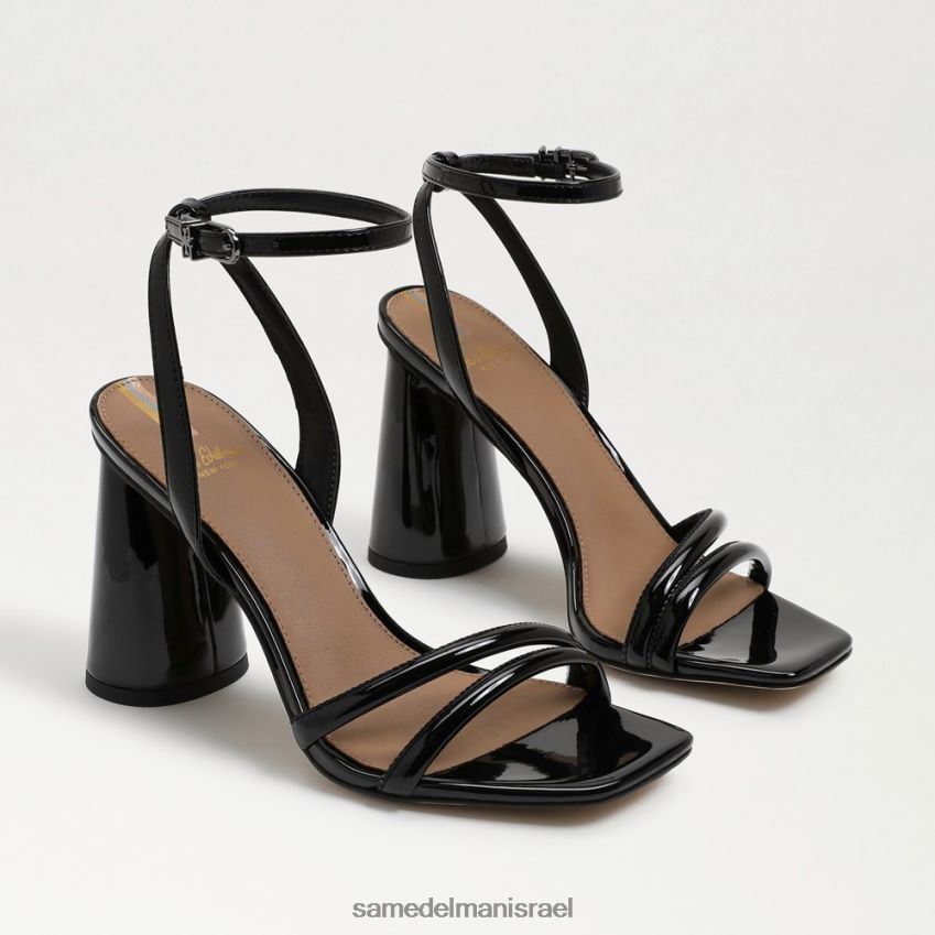 d7a0d7a9d799d79d_d794d6b7d7a0d7a2d6b8d79cd6b8d794_sam_edelman_d7a1d7a0d793d79c_d7a2d7a7d791_d7a7d799d794_d791d79cd795d7a7_d7a4.jpg נשים הַנעָלָה Sam Edelman סנדל עקב קיה בלוק פטנט שחור 4XL22X114 - Image 1