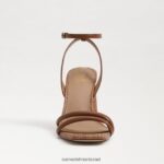 נשים הַנעָלָה Sam Edelman סנדל עקב קיה בלוק קוניאק עשיר 4XL22X109 - Image 3