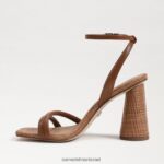 נשים הַנעָלָה Sam Edelman סנדל עקב קיה בלוק קוניאק עשיר 4XL22X109 - Image 4