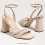 נשים הַנעָלָה Sam Edelman סנדל עקב קיה בלוק קפוצ'ינו זמש 4XL22X118 - Image 7
