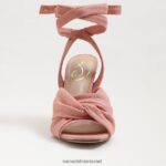 נשים הַנעָלָה Sam Edelman סנדל עקב רצועות של לנורה פשתן חימר קניון 4XL22X866 - Image 3