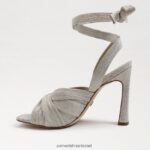 נשים הַנעָלָה Sam Edelman סנדל עקב רצועות של לנורה פשתן טבעי 4XL22X865 - Image 4