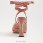נשים הַנעָלָה Sam Edelman סנדל עקב רצועות של לנורה פשתן חימר קניון 4XL22X866 - Image 5