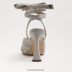 נשים הַנעָלָה Sam Edelman סנדל עקב רצועות של לנורה פשתן טבעי 4XL22X865 - Image 5