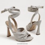 נשים הַנעָלָה Sam Edelman סנדל עקב רצועות של לנורה פשתן טבעי 4XL22X865 - Image 7