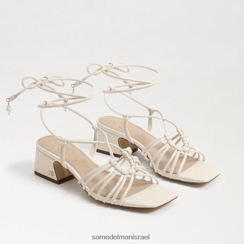 d7a0d7a9d799d79d_d794d6b7d7a0d7a2d6b8d79cd6b8d794_sam_edelman_d7a1d7a0d793d79c_d7a2d7a7d791_d7a9d7a8d795d79bd799d79d_d7a9d79c_.jpg נשים הַנעָלָה Sam Edelman סנדל עקב שרוכים של westley שנהב מודרני 4XL22X397 - Image 1