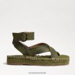 נשים הַנעָלָה Sam Edelman סנדל פלטפורמה של דקוטה ירוק שרך 4XL22X581 - Image 2