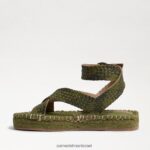 נשים הַנעָלָה Sam Edelman סנדל פלטפורמה של דקוטה ירוק שרך 4XL22X581 - Image 4