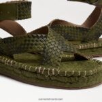 נשים הַנעָלָה Sam Edelman סנדל פלטפורמה של דקוטה ירוק שרך 4XL22X581 - Image 7