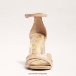 נשים הַנעָלָה Sam Edelman סנדל רצועת קרסול ינסי פטנט סומק בז' 4XL22X773 - Image 3