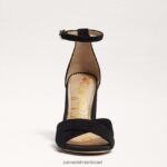 נשים הַנעָלָה Sam Edelman סנדל רצועת קרסול ינסי זמש שחור 4XL22X774 - Image 3