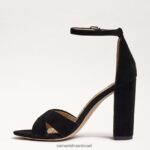 נשים הַנעָלָה Sam Edelman סנדל רצועת קרסול ינסי זמש שחור 4XL22X774 - Image 4