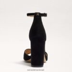 נשים הַנעָלָה Sam Edelman סנדל רצועת קרסול ינסי זמש שחור 4XL22X774 - Image 5