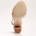נשים הַנעָלָה Sam Edelman סנדל רצועת קרסול ינסי פטנט סומק בז' 4XL22X773 - Image 6