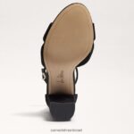 נשים הַנעָלָה Sam Edelman סנדל רצועת קרסול ינסי זמש שחור 4XL22X774 - Image 6