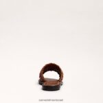 נשים הַנעָלָה Sam Edelman סנדל שקופיות ארוג של giada חום cuoio בהיר 4XL22X404 - Image 5