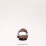 נשים הַנעָלָה Sam Edelman סנדל שקופיות ארוג של giada לבן בוהק 4XL22X403 - Image 5