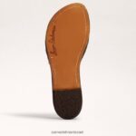 נשים הַנעָלָה Sam Edelman סנדל שקופיות ארוג של giada חום cuoio בהיר 4XL22X404 - Image 6