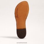 נשים הַנעָלָה Sam Edelman סנדל שקופיות ארוג של giada לבן בוהק 4XL22X403 - Image 6
