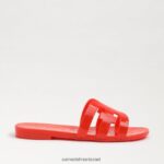 נשים הַנעָלָה Sam Edelman סנדל שקופיות ג'לי מפרץ פרג בהיר 4XL22X221 - Image 2