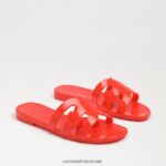 נשים הַנעָלָה Sam Edelman סנדל שקופיות ג'לי מפרץ פרג בהיר 4XL22X221