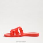 נשים הַנעָלָה Sam Edelman סנדל שקופיות ג'לי מפרץ פרג בהיר 4XL22X221 - Image 4