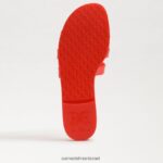 נשים הַנעָלָה Sam Edelman סנדל שקופיות ג'לי מפרץ פרג בהיר 4XL22X221 - Image 6