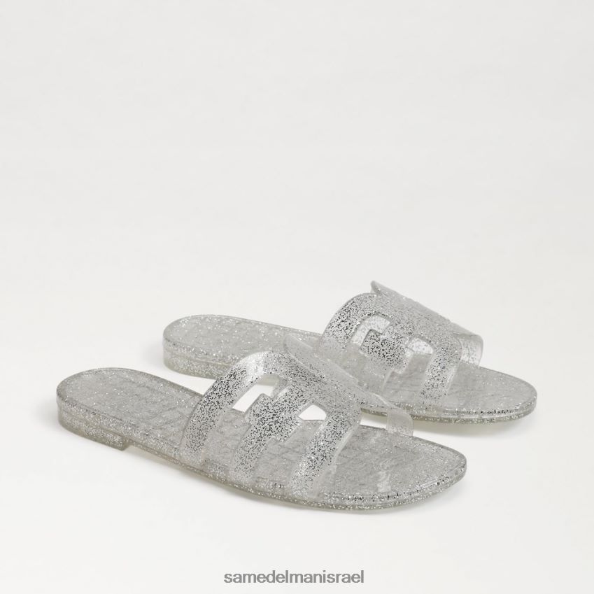 d7a0d7a9d799d79d_d794d6b7d7a0d7a2d6b8d79cd6b8d794_sam_edelman_d7a1d7a0d793d79c_d7a9d7a7d795d7a4d799d795d7aa_d792d79cd799_d79e.jpg נשים הַנעָלָה Sam Edelman סנדל שקופיות ג'לי מפרץ כסף 4XL22X218 - Image 1