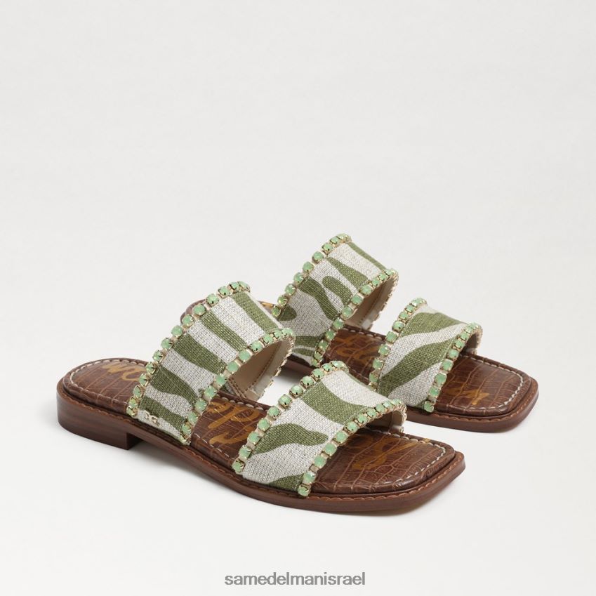 d7a0d7a9d799d79d_d794d6b7d7a0d7a2d6b8d79cd6b8d794_sam_edelman_d7a1d7a0d793d79c_d7a9d7a7d795d7a4d799d795d7aa_d794d795d7a4d799_.jpg נשים הַנעָלָה Sam Edelman סנדל שקופיות הופי שרך / פשתן זברה טבעי 4XL22X821 - Image 1