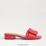 נשים הַנעָלָה Sam Edelman סנדל שקופיות חרוזים דיאקון בארוס ורוד 4XL22X196 - Image 2