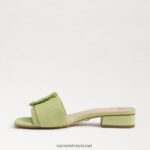 נשים הַנעָלָה Sam Edelman סנדל שקופיות חרוזים דיאקון אגס קיץ 4XL22X195 - Image 4