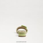 נשים הַנעָלָה Sam Edelman סנדל שקופיות חרוזים דיאקון אגס קיץ 4XL22X195 - Image 5
