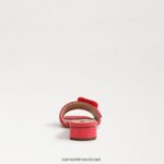 נשים הַנעָלָה Sam Edelman סנדל שקופיות חרוזים דיאקון בארוס ורוד 4XL22X196 - Image 5