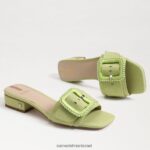 נשים הַנעָלָה Sam Edelman סנדל שקופיות חרוזים דיאקון אגס קיץ 4XL22X195 - Image 7