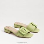 נשים הַנעָלָה Sam Edelman סנדל שקופיות חרוזים דיאקון אגס קיץ 4XL22X195