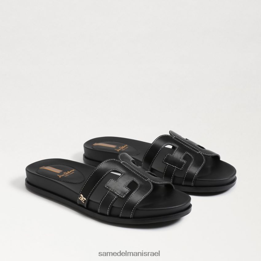 d7a0d7a9d799d79d_d794d6b7d7a0d7a2d6b8d79cd6b8d794_sam_edelman_d7a1d7a0d793d79c_d7a9d7a7d795d7a4d799d795d7aa_d7a0d798d795_d7a2.jpg נשים הַנעָלָה Sam Edelman סנדל שקופיות נטו עור שחור 4XL22X274 - Image 1