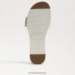 נשים הַנעָלָה Sam Edelman סנדל שקופיות עם חרוזים של ariane פְּלָטִינָה 4XL22X701 - Image 6
