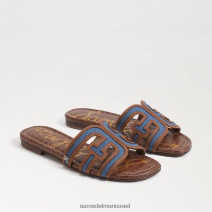 נשים הַנעָלָה Sam Edelman סנדל שקופיות צבעוני של מפרץ אינדיגו מכובס 4XL22X590