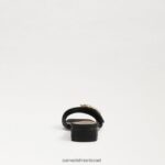 נשים הַנעָלָה Sam Edelman סנדל שקופיות delfi שָׁחוֹר 4XL22X703 - Image 5