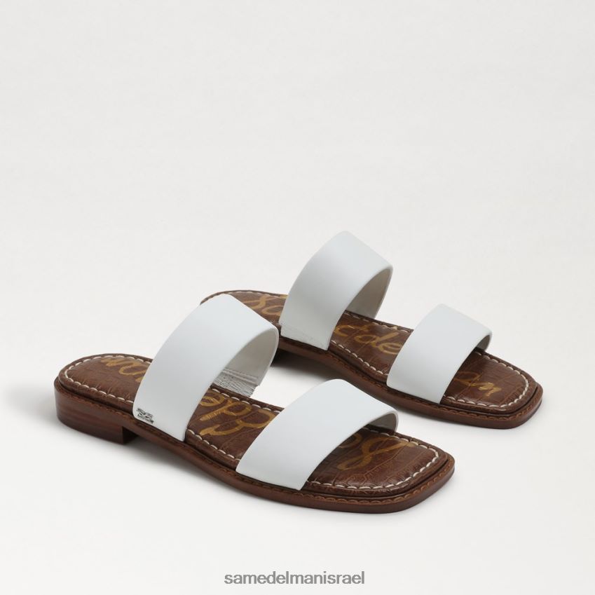 d7a0d7a9d799d79d_d794d6b7d7a0d7a2d6b8d79cd6b8d794_sam_edelman_d7a1d7a0d793d79c_d7a9d7a7d795d7a4d799d795d7aa_haydee_d7a2d795d7a8_.jpg נשים הַנעָלָה Sam Edelman סנדל שקופיות Haydee עור לבן 4XL22X573 - Image 1