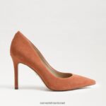 נשים הַנעָלָה Sam Edelman עקב אצבע מחודד לוז חימר מאובק 4XL22X165 - Image 2
