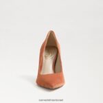 נשים הַנעָלָה Sam Edelman עקב אצבע מחודד לוז חימר מאובק 4XL22X165 - Image 3