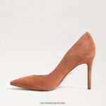 נשים הַנעָלָה Sam Edelman עקב אצבע מחודד לוז חימר מאובק 4XL22X165 - Image 4