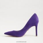 נשים הַנעָלָה Sam Edelman עקב אצבע מחודד לוז סחלב מלכותי 4XL22X169 - Image 4