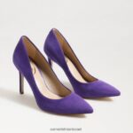 נשים הַנעָלָה Sam Edelman עקב אצבע מחודד לוז סחלב מלכותי 4XL22X169
