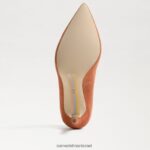 נשים הַנעָלָה Sam Edelman עקב אצבע מחודד לוז חימר מאובק 4XL22X165 - Image 6